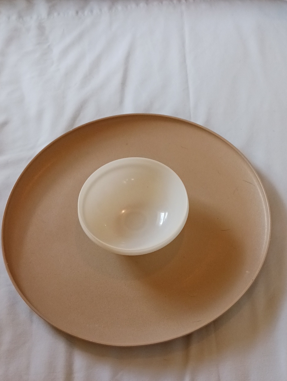 Tupperware Chip And Dip Plate And Bowl Set